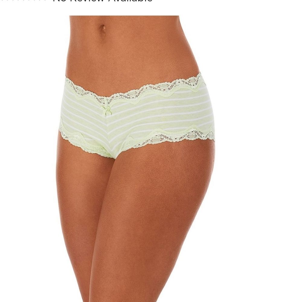 lime green Juniors' Saint Eve Lace  hipster panty Size M